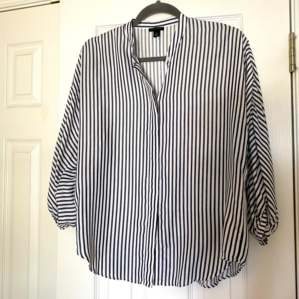 Airy button-up blouse from Ann Taylor.